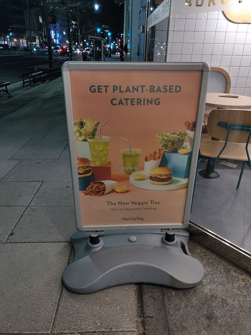 Sign at HipCityVeg - Connecticut Ave in Washington