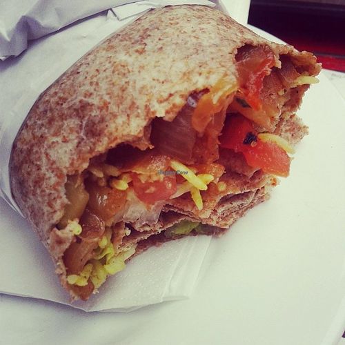 vegan burrito at Dolores in Berlin