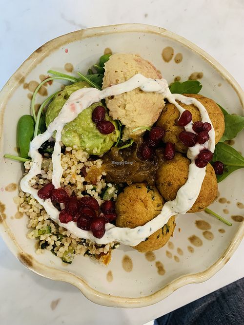 Falafel bowl at The Loft in Terrassa