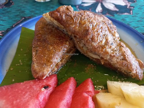 Stuffed french toast at Free Bird Cafe in Chiang Mai