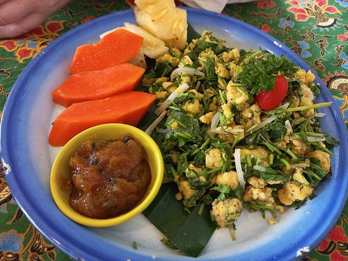 Tofu scramble at Free Bird Cafe in Chiang Mai