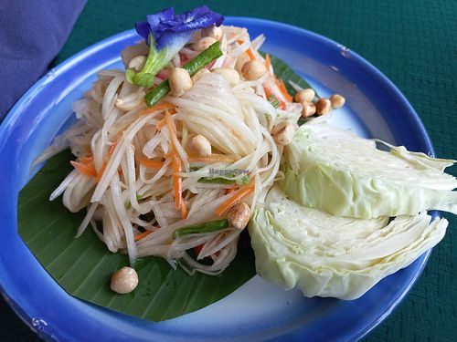 Somtam at Free Bird Cafe in Chiang Mai