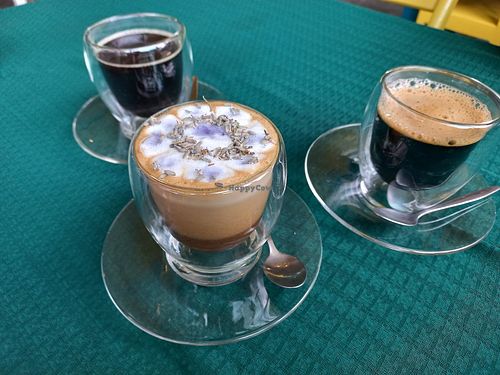 Coffees at Free Bird Cafe in Chiang Mai