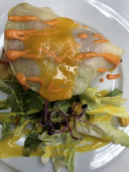 Spicy tortilla   at Veganitessen in Sevilla