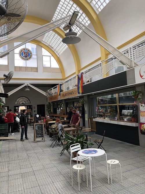 Inside   at Veganitessen in Sevilla