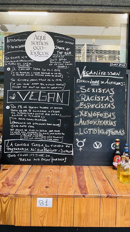   at Veganitessen in Sevilla