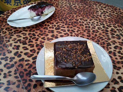 Amazing cakes! at Veganitessen in Sevilla