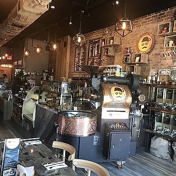 Interior at The Roaster Cafe in Mamaroneck