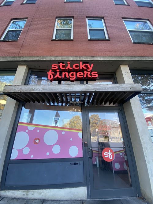 Upon Arrival (Literally Across Street from Takoma Metro Station)  at Sticky Fingers Bakery in Washington