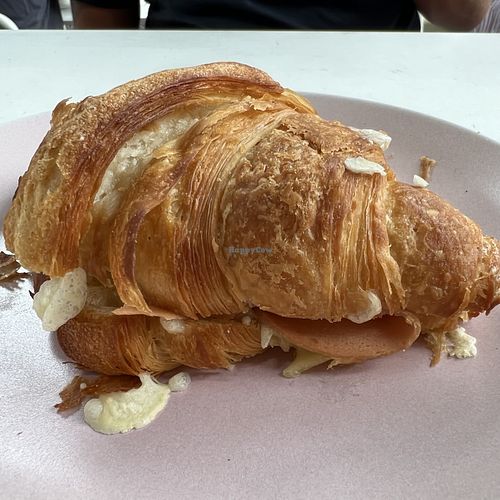 Ham & cheese croissant  at Oh My Days in Glebe