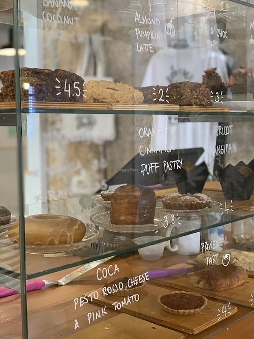 Vegan pastries at Mama Carmen's Coffee & Bakery in Mallorca