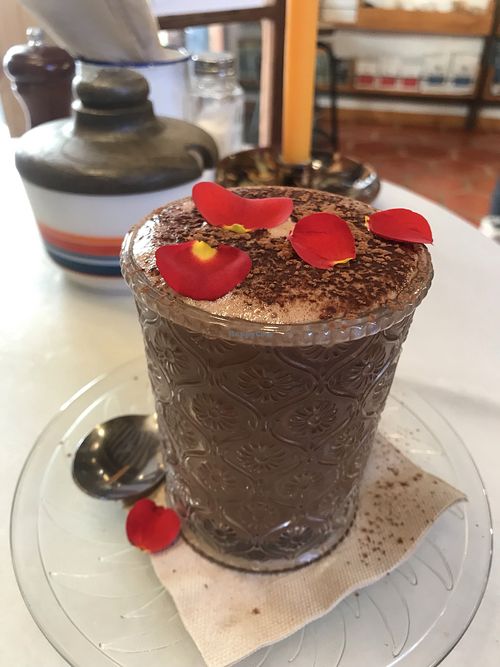 Hot chocolate  at Mama Carmen's Coffee & Bakery in Mallorca