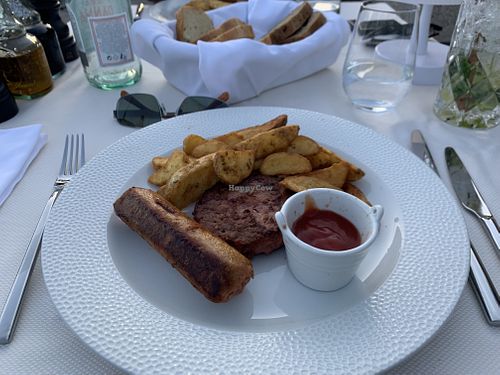 Vegan platter  at Hotel Conte in Perast