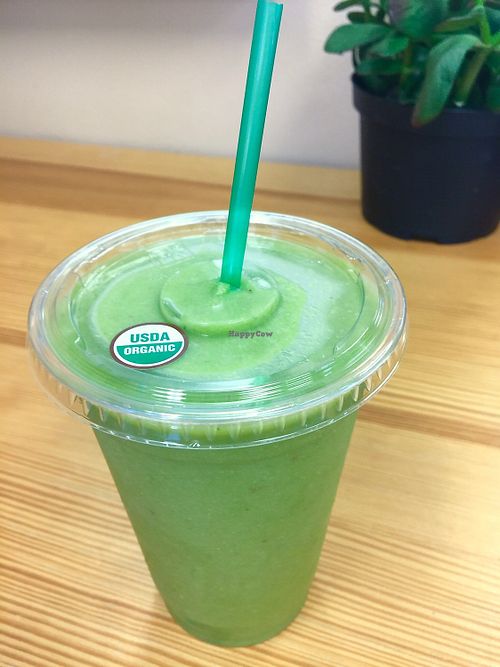 Green Hulk Smoothie at Brick House in Folsom
