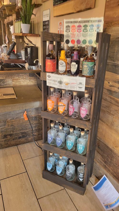 Housemade spirits at Grand Canyon Brewing + Distillery in Flagstaff