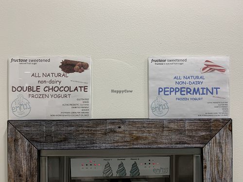 My favorite swirl of these two flavors  at Emmy's Frozen Yogurt in Knoxville