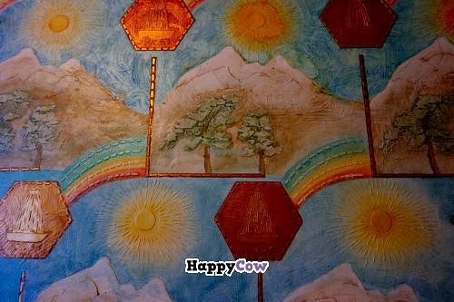 in the hallway at Vega Fair Food in Oslo