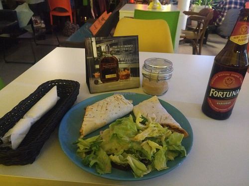 Burrito at Yellow Bistro in Lodz