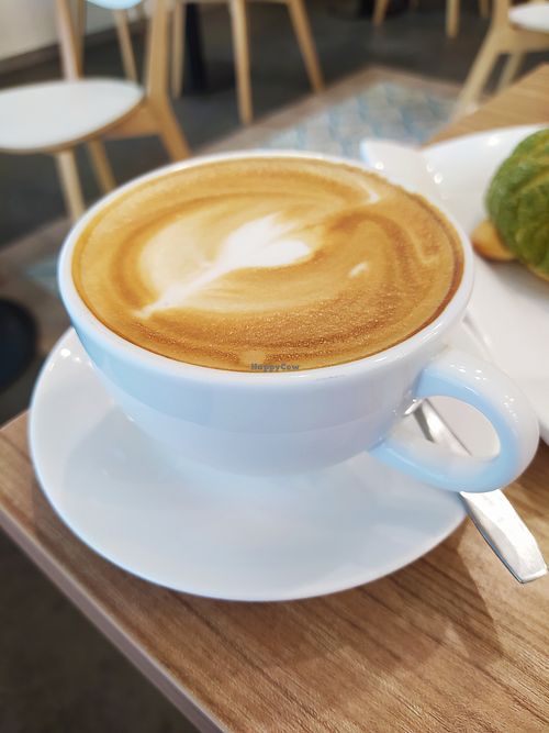 Latte at Sasco Cafe in North Singapore