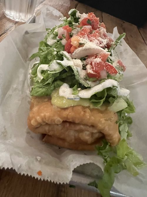 Chimichanga  at Earth Plant Based in Phoenix