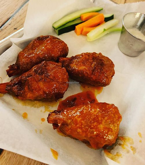 Vegan wings  at Earth Plant Based in Phoenix