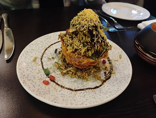 Tokri masala chaat at Ruchii in Blackrock