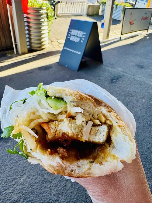 Soo good! Best banh mi I’ve ever eaten (and I’m Vietnamese!)   at Super Hero Banh Mi in Castlemaine
