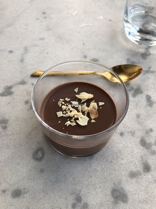 Chocolate mousse  at Studio Vert  in Laroque-des-alberes