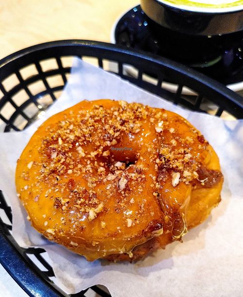 Caramel/Pecan donut at Boneshaker Doughnuts in Paris