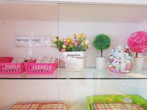 Utensils! :) at Huai De Vegetarian Snack in Port Louis