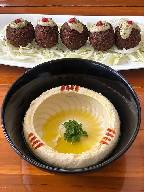 The best hummus and falafel in Phuket at The Deck in Phuket