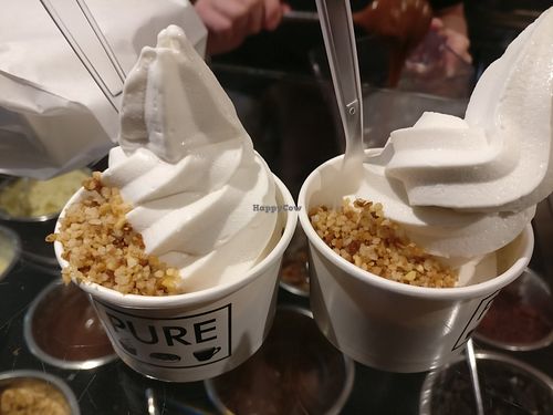 Ice-cream size S (= one topping) at PURE in Groningen