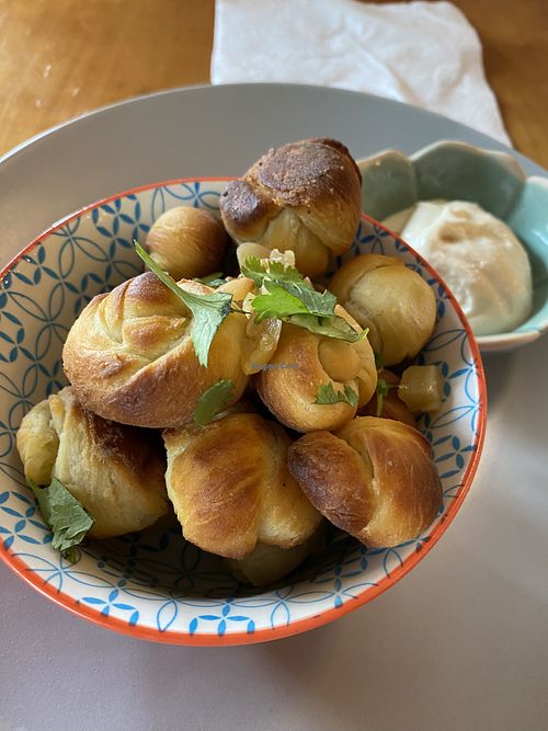 Garlic knots, will you marry me?  at Journey Cafe in Kailua Kona