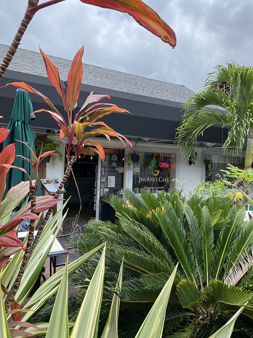 Outside   at Journey Cafe in Kailua Kona