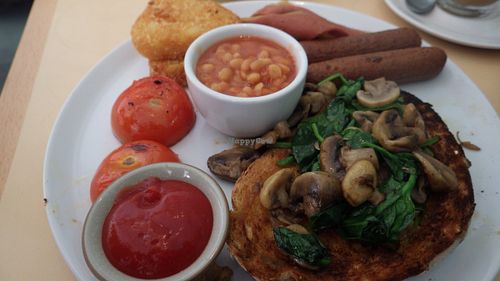 Full English Breakfast at VBites in Brighton