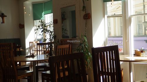 Upstairs interior at VBites in Brighton