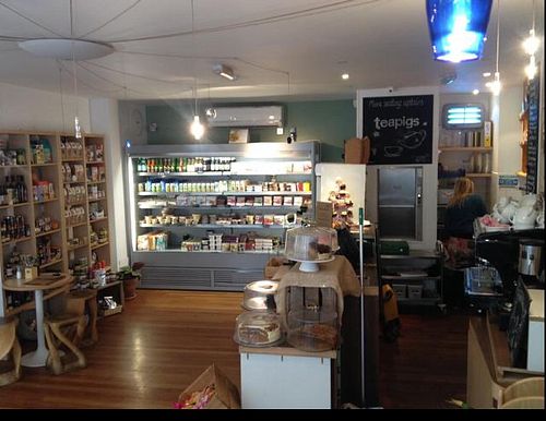 the counter at VBites in Brighton