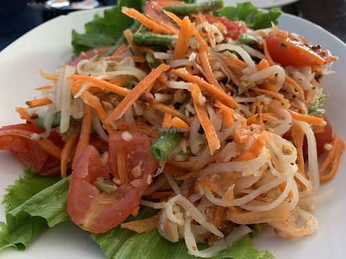 Papaya carrot salad  at Thai Essence in Petaluma