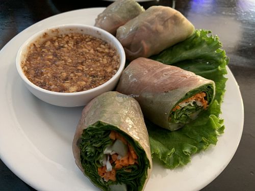 Thai fresh rolls  at Thai Essence in Petaluma