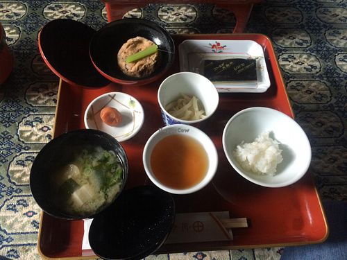 Breakfast at Ekoin at Koyasan Temples in Koya