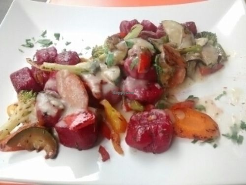 beetroot gnocchi at Landia in Vienna