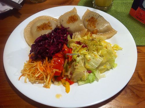 Pirogi with sauerkraut   at Landia in Vienna