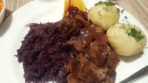 very traditional Austrian food  at Landia in Vienna