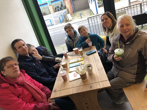 Could have smiled more but just been out for a longish country walk... at Guilt Free Pleasures in Hucknall