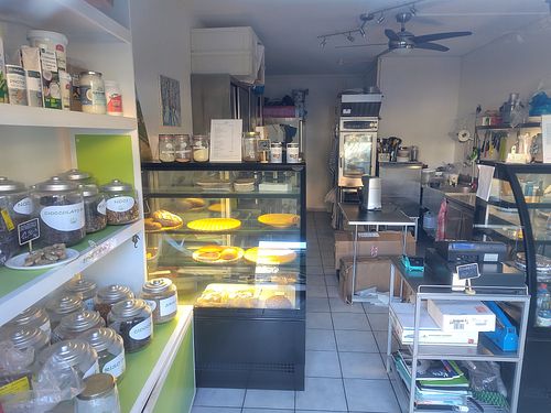 Inside when it is closed. at La Bio Forneria in Lugano