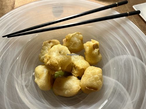 Tempura tofu🍘  at Fvsion in Cortina D Ampezzo