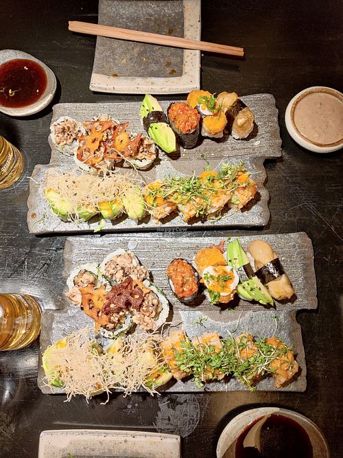 The vegan roll menu 👌🏻 at Karma Sushi - Frederiksgade in Aarhus