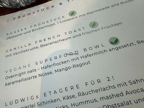 breakfast  at Ludwigs in Tubingen