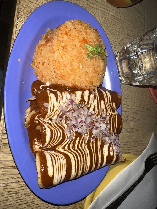 Mole enchiladas  at Jajaja Mexicana - West Village in New York City