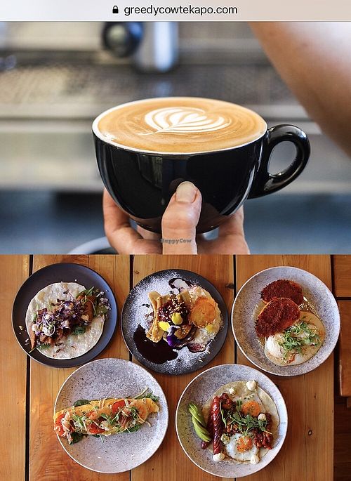 food and cafe at The Greedy Cow in Lake Tekapo